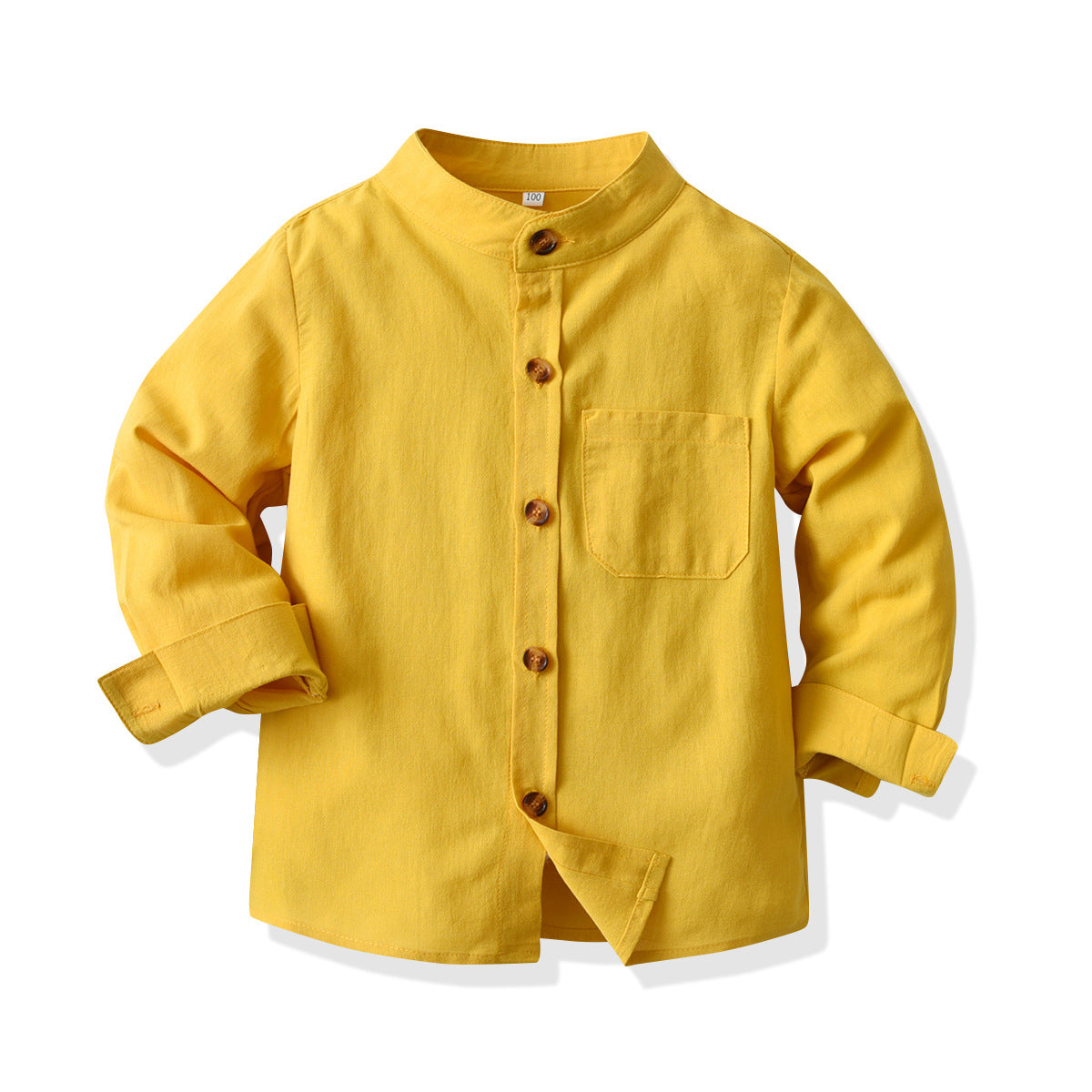 Baby Kid Boys Solid Color Shirts Wholesale 220531589
