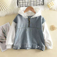 Load image into Gallery viewer, Baby Kid Unisex Color-blocking Hoodies Swearshirts Wholesale 230103478
