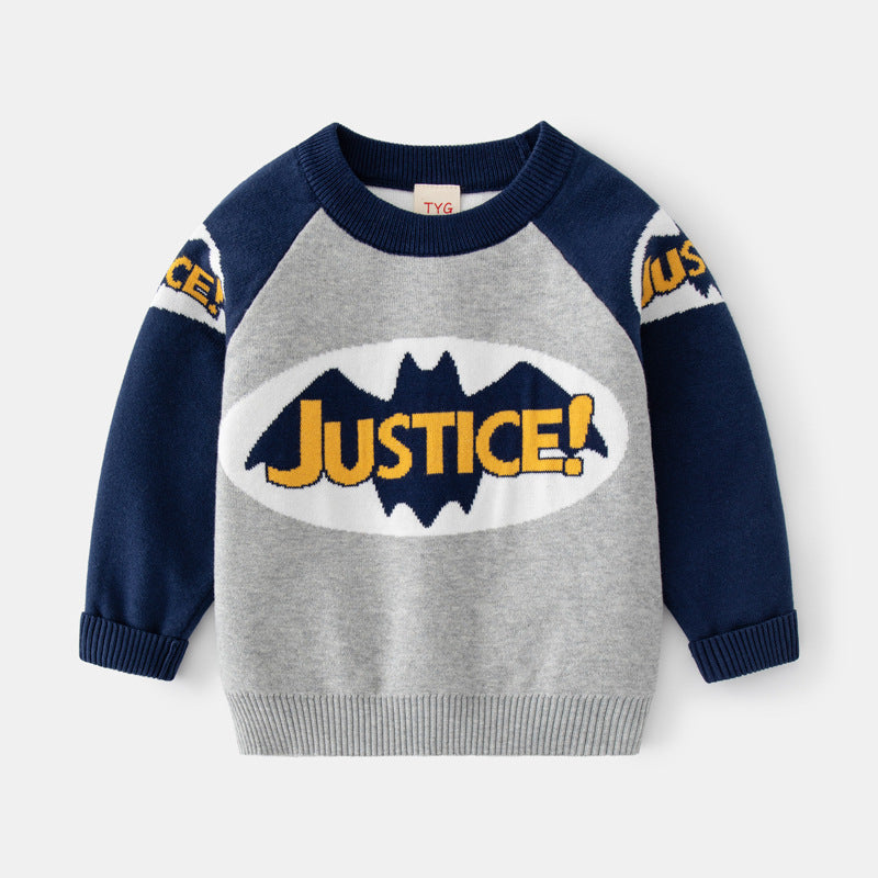 Baby Kid Boys Letters Crochet Sweaters Knitwear Wholesale 220819396
