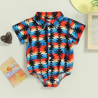 Load image into Gallery viewer, Baby Boys Animals Print Rompers Wholesale 230407181
