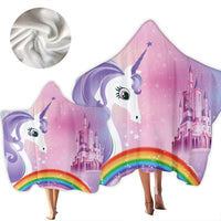 Load image into Gallery viewer, Unisex Letters Rainbow Cartoon Star Unicorn Print Beach Accessories Blankets Wholesale 220606166
