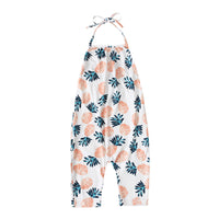 Load image into Gallery viewer, Little Girl Fruit Print Halter Jumpsuit Wholesale 5809048
