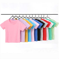 Load image into Gallery viewer, Baby Kid Big Kid Unisex Solid Color T-Shirts Wholesale 220610115
