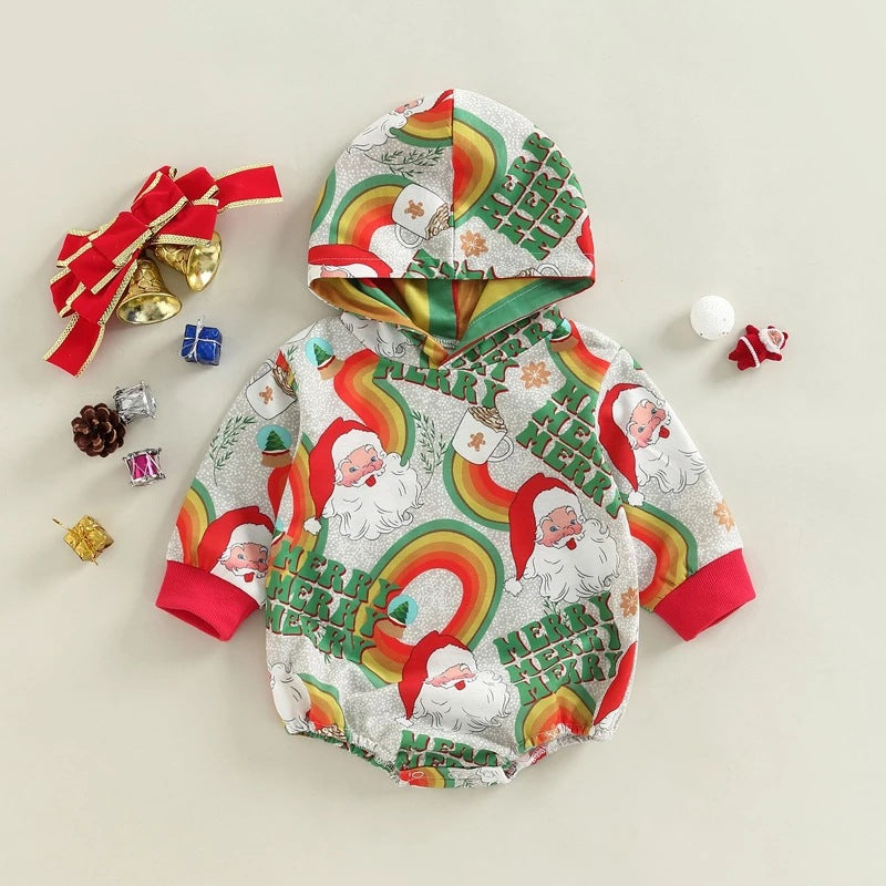 Baby Unisex Cartoon Christmas Rompers Wholesale 221206546