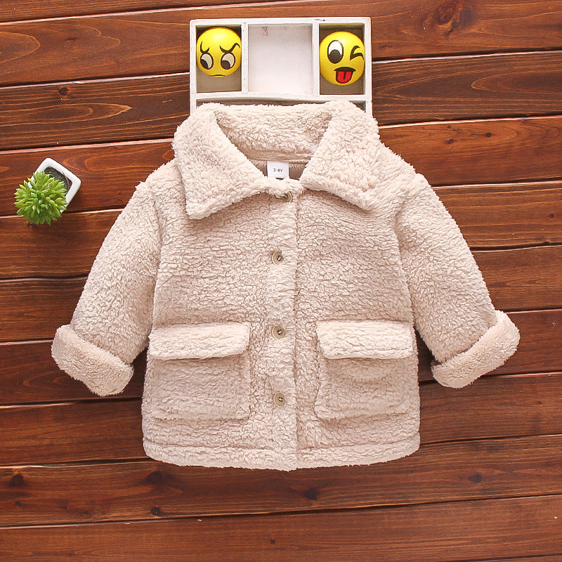 Baby Kid Unisex Solid Color Jackets Outwears Wholesale 713712360