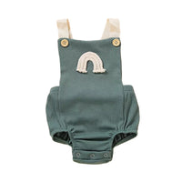 Load image into Gallery viewer, Rainbow Pattern Baby Ribbed Cami Bodysuit Wholesale 24332913
