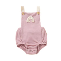 Load image into Gallery viewer, Rainbow Pattern Baby Ribbed Cami Bodysuit Wholesale 24332913
