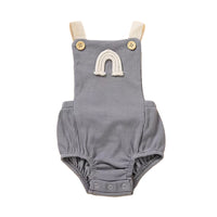 Load image into Gallery viewer, Rainbow Pattern Baby Ribbed Cami Bodysuit Wholesale 24332913
