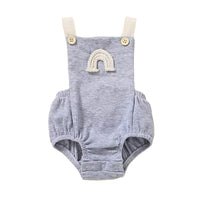 Load image into Gallery viewer, Rainbow Pattern Baby Ribbed Cami Bodysuit Wholesale 24332913

