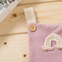 Load image into Gallery viewer, Rainbow Pattern Baby Ribbed Cami Bodysuit Wholesale 24332913
