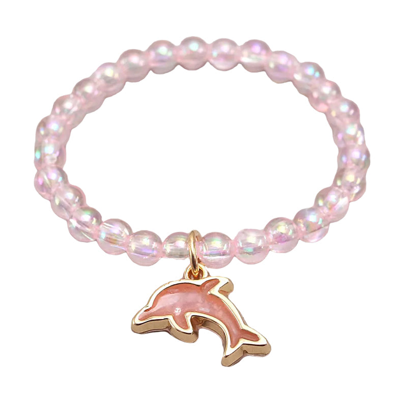 Sea Theme Bubblegum Beaded Chunky Bracelet Wholesale 89623638