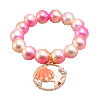 Load image into Gallery viewer, Sea Theme Bubblegum Beaded Chunky Bracelet Wholesale 89623638
