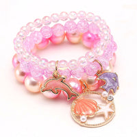 Load image into Gallery viewer, Sea Theme Bubblegum Beaded Chunky Bracelet Wholesale 89623638
