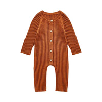 Load image into Gallery viewer, Spring Baby Solid Color Knit Jumpsuit Wholesale 60683234
