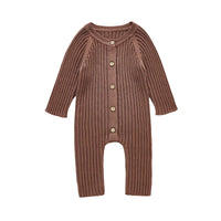 Load image into Gallery viewer, Spring Baby Solid Color Knit Jumpsuit Wholesale 60683234
