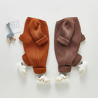 Load image into Gallery viewer, Spring Baby Solid Color Knit Jumpsuit Wholesale 60683234
