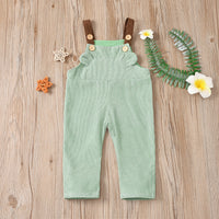 Load image into Gallery viewer, Toddler Cartoon Corduroy Suspender Pants Wholesale 93004599
