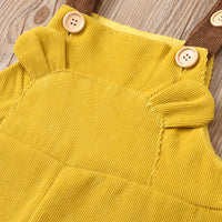 Load image into Gallery viewer, Toddler Cartoon Corduroy Suspender Pants Wholesale 93004599
