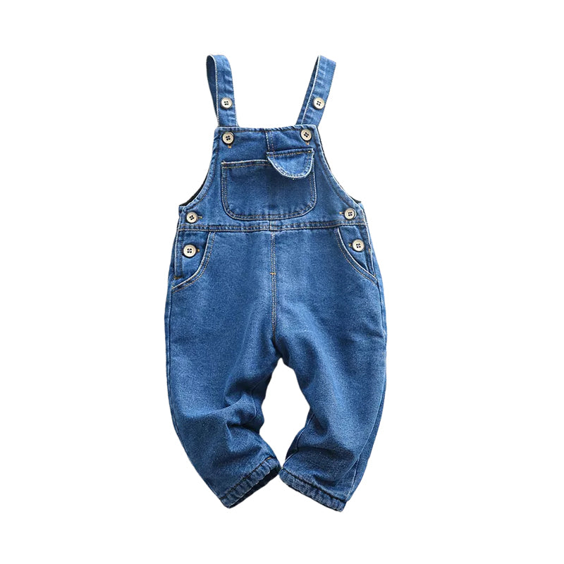 Toddler Denim Suspender Pants Wholesale 30664717
