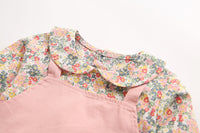 Load image into Gallery viewer, Toddler Girl Fake Two Piece Flower Print Bodysuit Wholesale 96277264
