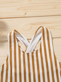 Load image into Gallery viewer, Toddler Girl Peplum Floral Print One Piece Swimwear Wholesale 18873089
