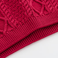 Load image into Gallery viewer, Toddler Girl Ruffle Trim Red Knitted Vest Wholesale 22235574
