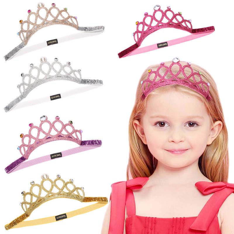 Toddler Girl Sequins Crown Headband Wholesale 64285975