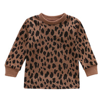 Load image into Gallery viewer, Toddler Kid Girl Leopard Pullover Wholesale 15304792
