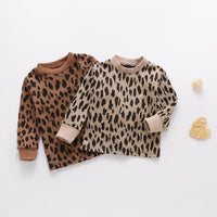Load image into Gallery viewer, Toddler Kid Girl Leopard Pullover Wholesale 15304792
