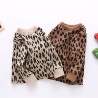 Load image into Gallery viewer, Toddler Kid Girl Leopard Pullover Wholesale 15304792
