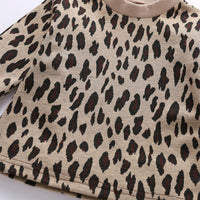 Load image into Gallery viewer, Toddler Kid Girl Leopard Pullover Wholesale 15304792
