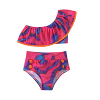Load image into Gallery viewer, Toddler Kid Girl Tie Dye Print Swimsuit Wholesale 06662465
