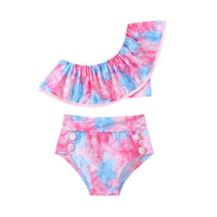 Load image into Gallery viewer, Toddler Kid Girl Tie Dye Print Swimsuit Wholesale 06662465
