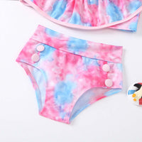 Load image into Gallery viewer, Toddler Kid Girl Tie Dye Print Swimsuit Wholesale 06662465
