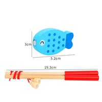 Load image into Gallery viewer, Toddler Kid Magnetic Alphabet and Number Fish Catching Wooden Educational Toy Wholesale 96713766
