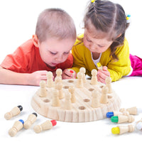 Load image into Gallery viewer, Toddler Kid Memory Match Stick Chess Wooden Educational Toy Wholesale 81723787
