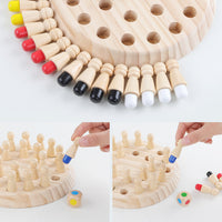 Load image into Gallery viewer, Toddler Kid Memory Match Stick Chess Wooden Educational Toy Wholesale 81723787
