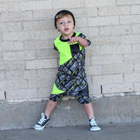 Load image into Gallery viewer, Two-Piece Contrast Color Boy Set Top Matching Shorts Wholesale 46072516
