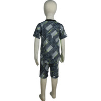 Load image into Gallery viewer, Two-Piece Contrast Color Boy Set Top Matching Shorts Wholesale 46072516
