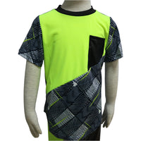 Load image into Gallery viewer, Two-Piece Contrast Color Boy Set Top Matching Shorts Wholesale 46072516
