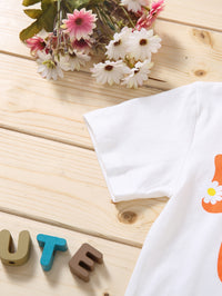 Load image into Gallery viewer, Two Pieces Kid Girl Flower Child Top &amp; Flared Pants Set Wholesale 02053034
