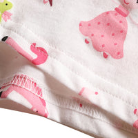 Load image into Gallery viewer, Two Pieces Toddler Girls Unicorn Print Top and Shorts Set Wholesale 41062360
