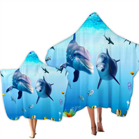 Load image into Gallery viewer, Unisex Rainbow Animals Cartoon Print Beach Accessories Blankets Wholesale 220606167
