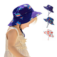 Load image into Gallery viewer, Kid Crab Fish Starfish Print Bucket Hat Wholesale 09011390
