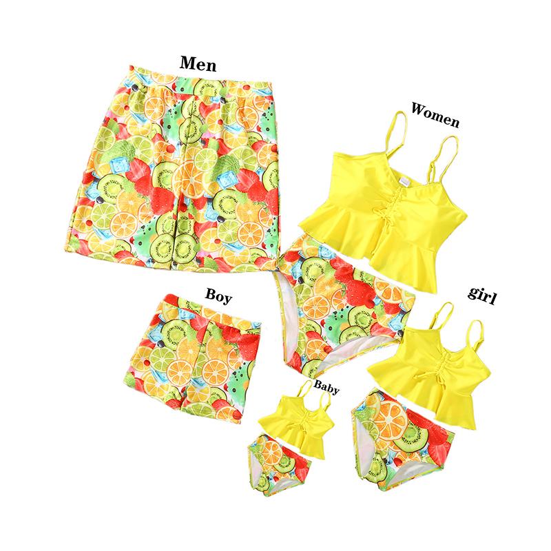 Parent Child Fruit Swimwear  Wholesale 83554548