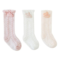 Load image into Gallery viewer, 3-Pack Baby Kid Mesh Socks Summer Cartoon Pattern Wholesale 31081397
