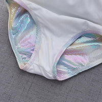 Load image into Gallery viewer, Kid Girl Mermaid One Piece Mesh Tank Swimsuit And Hat Wholesale 19561110
