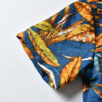 Load image into Gallery viewer, 3-Piece Toddler Boy Plant Pattern Set Solid Color Tee &amp; Leaves Shirt &amp; Shorts Wholesale 4075246
