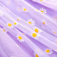 Load image into Gallery viewer, Little Girl Embroidery Daisy Flower Mesh Cami Dress  Wholesale 0056747
