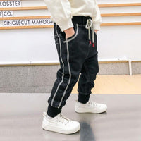 Load image into Gallery viewer, Kid Boy Drawstring Denim Pants Wholesale 10371504
